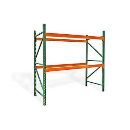 Selective pallet rack starter bay